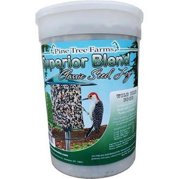 Pine Tree Farms, Inc. Superior Blend Bird Seed Log, Food Log for Wild Birds, 28 oz