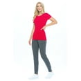 thumbnail image 2 of NATURAL UNIFORMS WOMENS SHORT SLEEVE T SHIRT EXTRA SOFT SUMMER TEES, 2 of 3