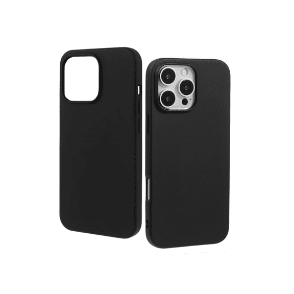 BLUUMTEK for iPhone 16 Pro Max Case Silicone, iPhone 16 Pro Max Black Cover Case For iPhone