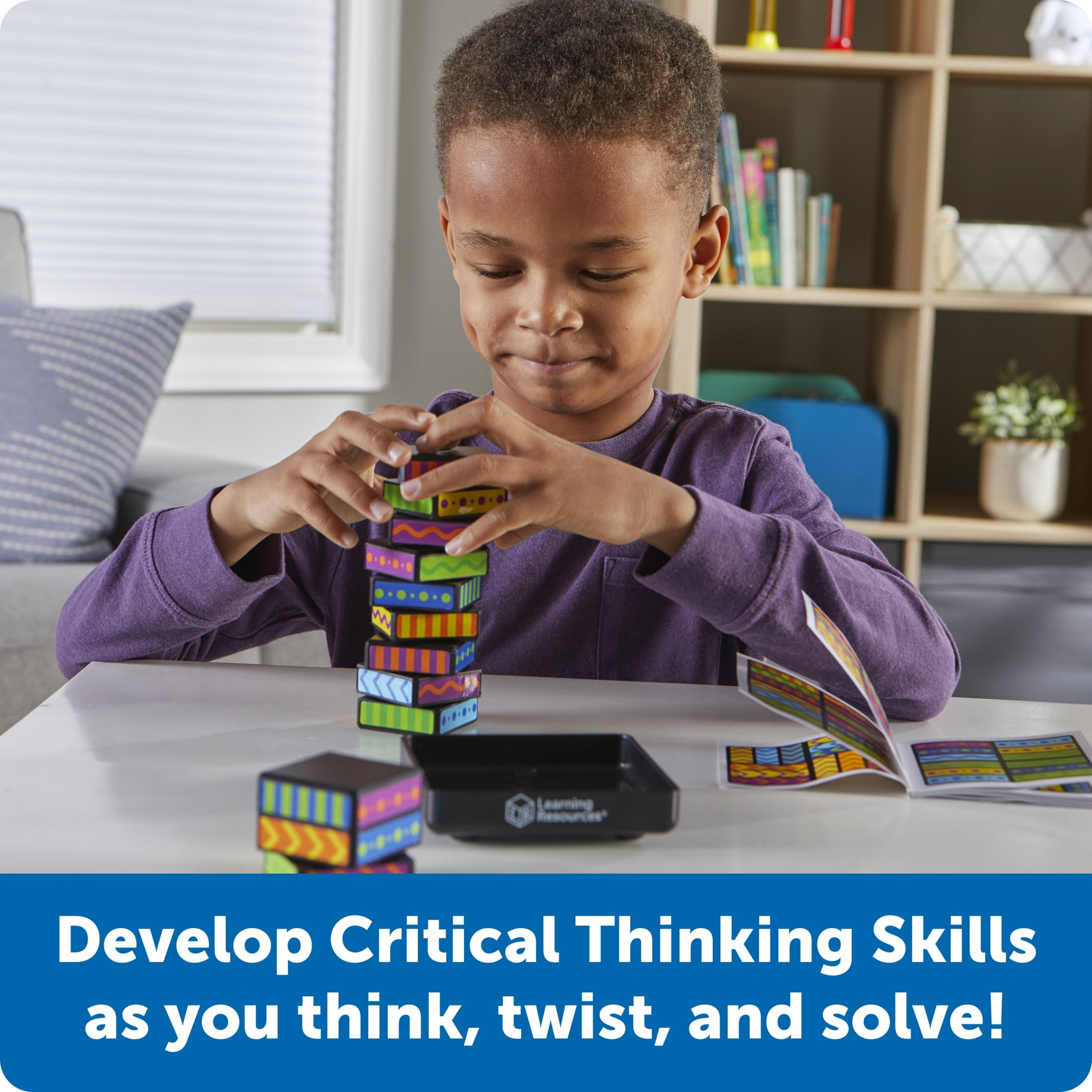 Learning Resources Brainometry Cubed, Brain Teaser Puzzles, Kids Brain Games, Ages 6+