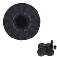 thumbnail image 4 of Fuente de agua solar para piscina, estanque, cascada, decoración de jardín, baño para pájaros al aire libre, energía solar, color negro, negro, 4 of 5