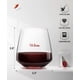 thumbnail image 5 of Set de copas de vino OJA, 6 unidades, 400 ml, sopladas a mano, sin tallo, 5 of 7