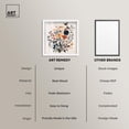 thumbnail image 6 of Garden of Threads I Shadowbox Print Floral Wall Decor by Art Remedy, White Frame, 24 x 24, 6 of 7