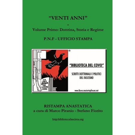 Venti anni -Volume primo (Paperback)