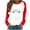Red, variant on Aofany Women Valentines Day Pullover Sweatshirts Long Sleeve Love Heart Sweater Crewneck Casual Tops T-Shirts, Valentine's Day Shirts for Women