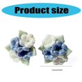 thumbnail image 3 of Porcelain Rose Earrings Vintage Floral Shaped Ceramic Ear Studs Accessories Handmade Earwear Party Jewelry for Women, 3 of 4
