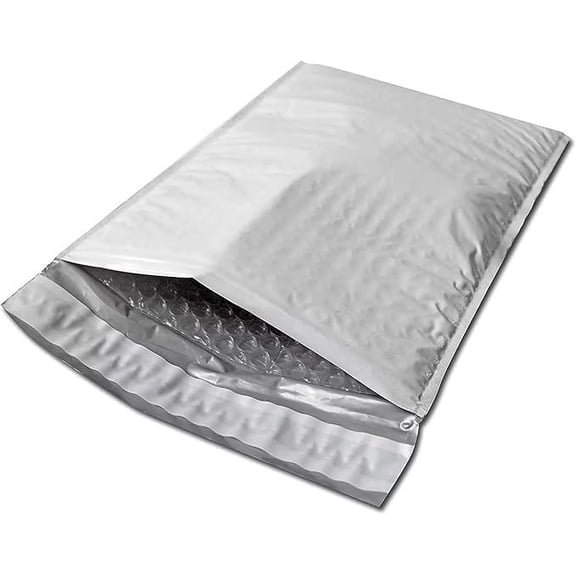 Poly bubble mailers, 7x9 inch, case of 250