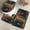 A002 Black-multicolorful, variant on Bath Set - 3 Piece Thick Non-Slip Money Mat & Mats, Extra Soft & Absorbent, Washable Toilet Runner for Bathroom Decor