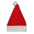 thumbnail image 2 of Red and White Unisex Adult Christmas Santa Hat Costume Accessory - Small, 2 of 2
