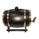 thumbnail image 3 of Barril de vino de roble con soporte, barril de vino, estilo vintage, barril de envejecimiento de roble, dispensador de cerveza para bebidas , 1.5L, 3 of 9