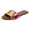 Pink, variant on Slides for Women Fashion Splice Open Toe Sandals Casual Summer Beach Flat Shoes Comfortable Soft Leather Slip on Slippers White Size 6.5