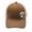 Coffee Khaki, variant on Unisex Vintage Washed Mesh Trucker Cap, Embroidered Bass Fish Outdoor Fishing Hat, Breathable Sun Hat for Adult Anglers