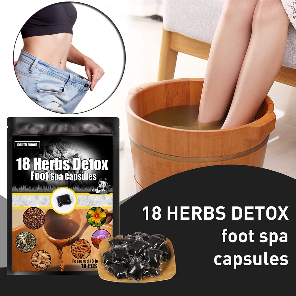 Herbs Detox Foot Spa Capsules Improve Sleeping Relief Foot Pain Foot Care