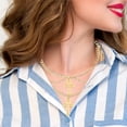 thumbnail image 4 of FESTFENDS Collar Para Mujer Con Multilayer Y Cruz Ideal Para Ocasiones Variadas, 4 of 8