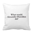 thumbnail image 1 of QIFEIHA What Would Alexander Hamilton Do Pillowcase Cushion Cover Two Sides Printing Size 20x30 inch, 1 of 2
