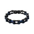 thumbnail image 3 of Pulsera de acero inoxidable shaofei estilo motero punk rock cadena de eslabones 316L, 3 of 5