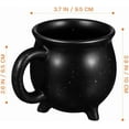 thumbnail image 5 of ABCISI Cauldron Mug, Ceramic Coffee Cauldron Halloween Decor, Halloween Coffee Mug for Party Favor, Novelty Coffee Mug Cup for Table Decoration, Black, 5 of 9