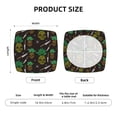 thumbnail image 6 of Balery Pineapples Stretch Couch Cushion Covers, Individual Sofa Cushion Covers, Soft Chair Sofa Seat Cushion Slipcover with Elastic Bottom Milk Silk-16.9in, 6 of 9