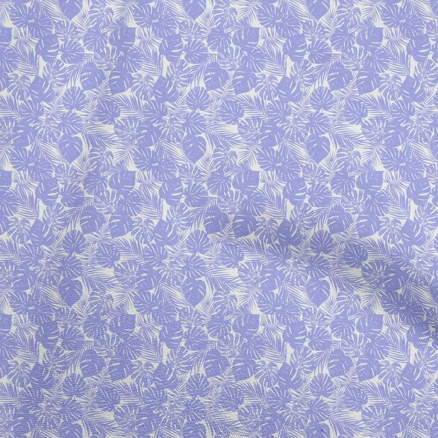 oneOone Cotton Poplin Violet Fabric Tropical Sewing Craft Projects Fabric Prints By Yard 56 Inch Wide