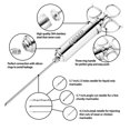 thumbnail image 3 of Kit de jeringas para inyectores de carne QPMR de acero inoxidable de gran capacidad, 60 ml, 3 of 7