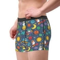 thumbnail image 2 of Uemuo Cartoon Space Pattern Men's Boxer Briefs,Trunk Anti-Chafing,Comfortable, Durable, and Stylish Underwear-XX-Large, 2 of 9