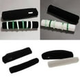 thumbnail image 3 of Portable Luxury Velvet Jewelry Bracelet Roll Organizer Storage Travel Bag Black, 3 of 8