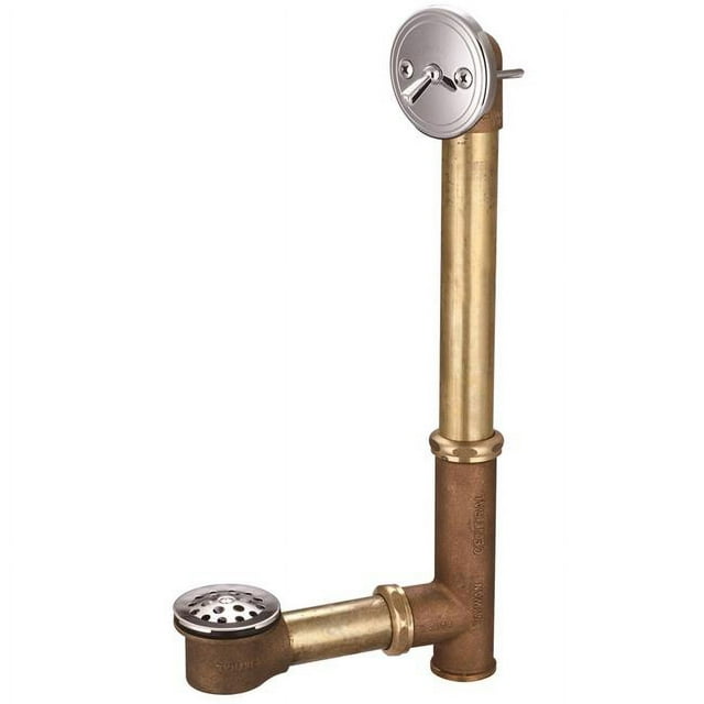 Central Brass 1665-XP17 Levier de Drainage de Baignoire Multi-Bac Chrome