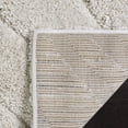 thumbnail image 4 of SAFAVIEH Florida Tabitha Geometric Shag Area Rug, Creme, 3' x 3' Round, 4 of 9
