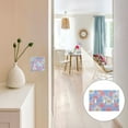 thumbnail image 7 of Yayeee Toggle Light Switch Wall Plate 2-Gang 4.56"x4.48" Decorative Outlet Cover, Pink Daisy, 7 of 7