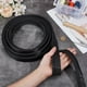 thumbnail image 3 of 5,5 yardas de tubo negro para riel de toldo, 8 mm, doble solapa, inserto para tubo de toldo/tienda con núcleo sólido de PVC para toldos, lonas para caravanas y accesorios de tiendas de campaña, 3 of 9