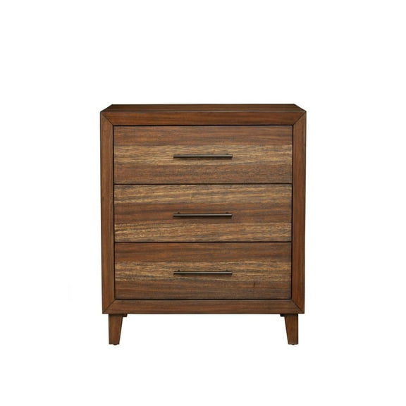 Origins by Alpine Trinidad Small Wood Chest in Toffee (Brown)