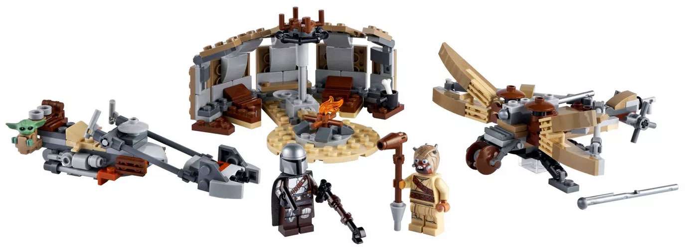 Pre-Owned LEGO Star Wars: The Mandalorian Trouble on Tatooine 75299 Building Toy for Kids (277 Pieces)