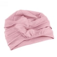 thumbnail image 5 of Gorro turbante elástico para mujer, gorro holgado para dormir, gorro plisado de algodón, gorro de quimioterapia, turbante africano para cabello largo y rizado, 5 of 5