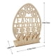 thumbnail image 3 of Fiudx Adornos de Madera Led para Pascua, Estatua Decorativa de Conejo con Luces Led, Diseño Único de Tallado En Madera, Decoración de Mesa Perfecta, Ideal para Pascua, Inauguración de La Casa, Tamaño, 3 of 5