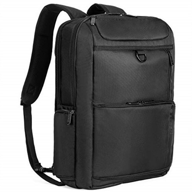 Swiss Alpen City Collection Slim Backpack Water Resistant Durable 1680d Large Laptop Backpack For Travel School Business Fits 15 6 Laptop Black Exclusive Walmart Com Walmart Com