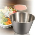 LumcQaQ Stainless Steel Sauce Cup Transparent,Optional Size Stainless ...