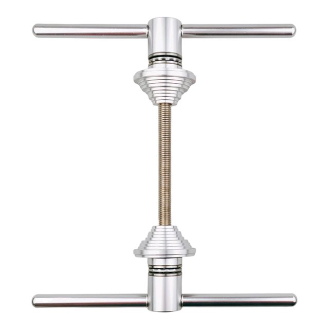Prensa de buje de bicicleta, instalador de soporte inferior, herramienta BB, removedor de piezas de auriculares , Plata 250x230mm