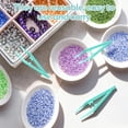 thumbnail image 6 of 20Pcs Reusable Plastic Tweezers Portable Medical Tweezers Comfort Grip First Aid Tweezer Serrated Tips for DIY Arts Crafts Health Beauty Professional Use (10.5cm, Green), 6 of 6