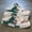 Brown-green, variant on Men'S Slip-On Sneakers Featuring a Letter Print, Made with a PU Upper And Rubber Sole. They Have a Breathable Fabric Lining And Are Designed for Casual Use in All Seasons, Perfect for Hiking