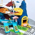 thumbnail image 3 of JBeeCtrl Dinosaur Toys Race Car Track Vehicle Playset with 4 Mini Cars Christmas & Birthday Gifts for Boys Girls Kids Ages 3 4 5 6 7 8 Years Old, 3 of 6
