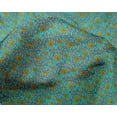 thumbnail image 4 of oneOone Silk Tabby Fabric Leaves & Floral Block Printed Craft Fabric BTY 42 Inch Wide, 4 of 5