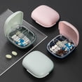 thumbnail image 2 of MEROTABLE 4 Grid Waterproof Medicine Pill Box For Storage Travel Pill Case Vitamins Container Plastic Box Capsules Organizer For Tablets, 2 of 6