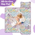 thumbnail image 4 of Pioneer Flower Floral Print Pattern Toddler Nap Mats for Kids Preschool,Sleeping Mat Bag or Kids,Toddler Sleeping Bag,Toddler Nap Mat or Daycare, 4 of 6