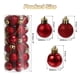 thumbnail image 2 of 24Pcs 1.1' Bolas de Navidad Adornos Conjunto de Bolas Colgantes irrompibles Unique Bargains Rojo Vino, 2 of 7