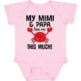 thumbnail image 3 of Inktastic Mimi and Papa Love Me Crab Boys or Girls Baby Bodysuit, 3 of 5