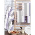 thumbnail image 2 of Purple Grey Stripe Kitchen Dish Towels for Drying Dishes Set of 2, Modern Farmhouse Vertical Striped Waffle Weave Microfiber Hand Tea Bathroom Towels Quick Dry & Absorbent Towel 15.7x23.6, 2 of 7