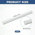 thumbnail image 2 of Uxcell 5Pack Round Steel Rods, 6.4mm x 100mm SKD11 Steel Solid Lathe Bar Stock Tool, 2 of 6