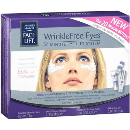 University Medical Products Face Lift WrinkleFree Eyes Eye Lift System, 1 ea