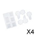 thumbnail image 1 of 4xKey Cap Teclado mecánico Molde de silicona Pestaña de herramienta de fundición de resina 4 piezas, 1 of 10