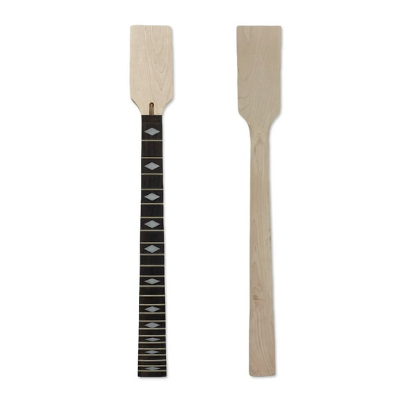 Electric Guitar Neck 25.5inch 24fret Maple Ebony Guitar fretboard Diamond Inlay